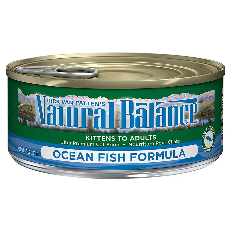 Natural Balance Ultra Premium Wet Cat Food - Ocean Fish - 5.5oz Can
