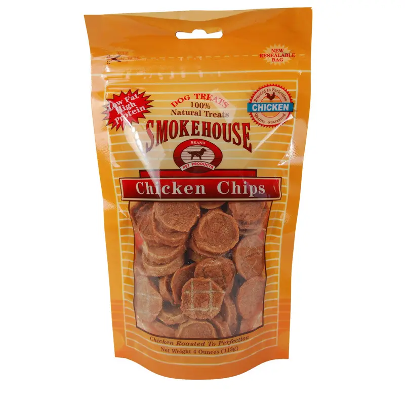 Smokehouse Chicken Chips Dog Treat SM 4oz