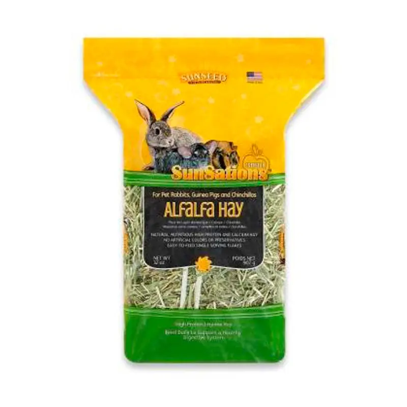 Sun Seed SunSations Natural Alfalfa Hay for Small Animals 32 oz