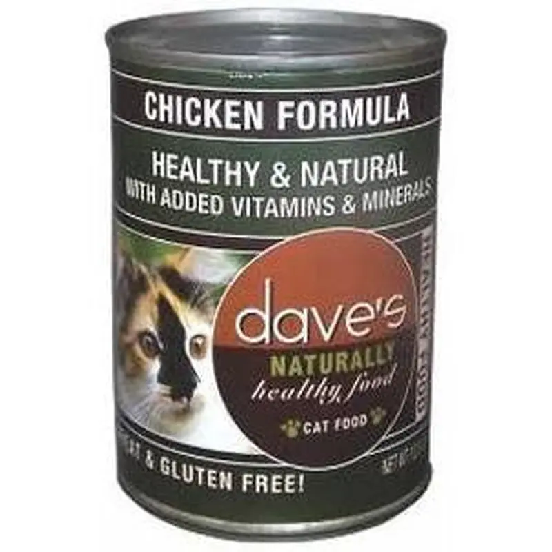 Dave's Pet Food Cat Naturally Healthy Chicken 12.5oz 