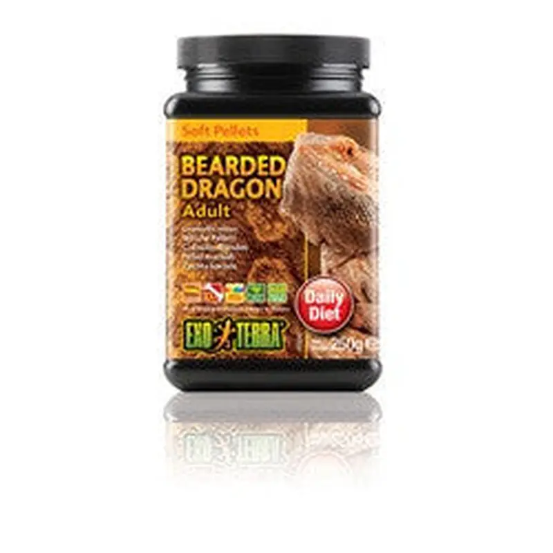Exo Terra Soft Adult Beard Dragon Food, 8.8oz Pt3217