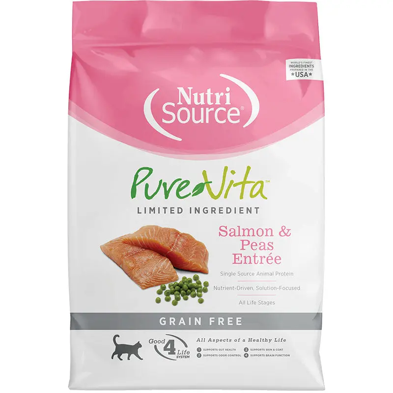 NutriSource Pure Vita Salmon & Pea Cat 5 / 6.6 lb 