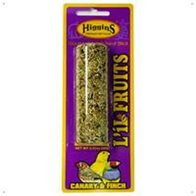 Higgins Sunburst Treat Sticks Lil Fruits Canary & Finch 3 oz