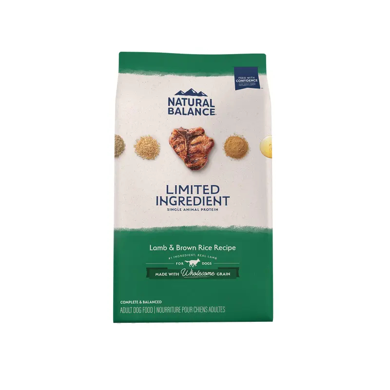 Natural Balance Pet Foods L.I.D. Adult Dry Dog Food Lamb & Brown Rice 4lb