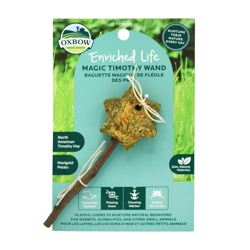 Oxbow Animal Health Enriched Life Magic Timothy Wand Small Animal Chew One Size