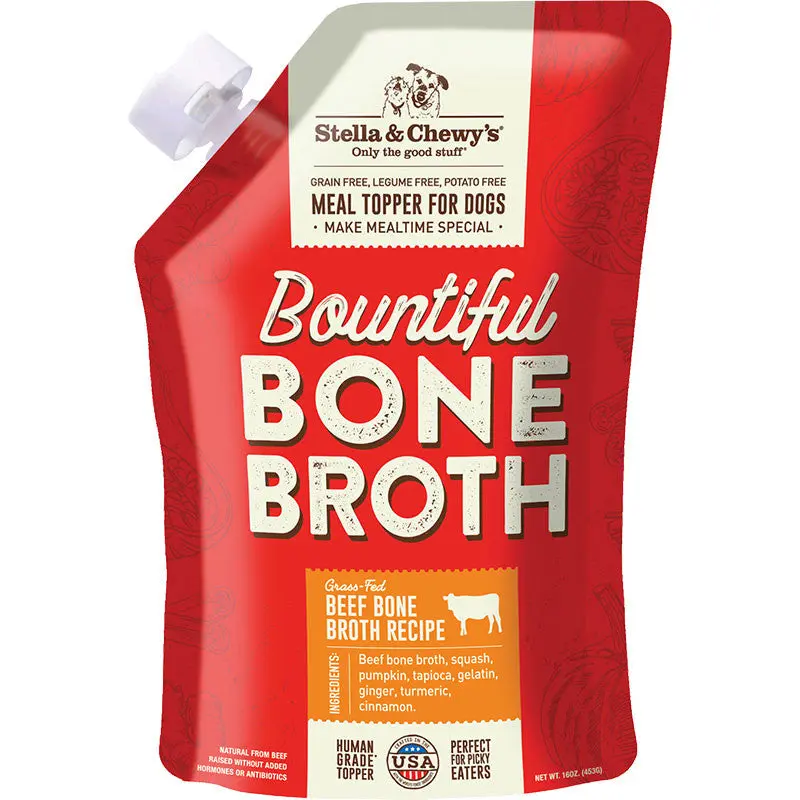 Stella & Chewy's Dog Bountiful Bone Broth Beef 16oz