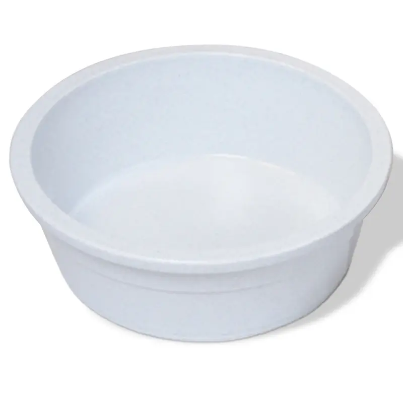 Van Ness Plastics Heavyweight Crock Dish Grey 106oz Jumbo