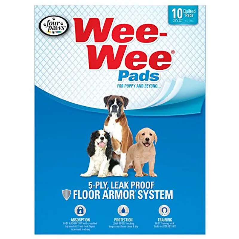 Four Paws Wee Wee Pads 10CT 