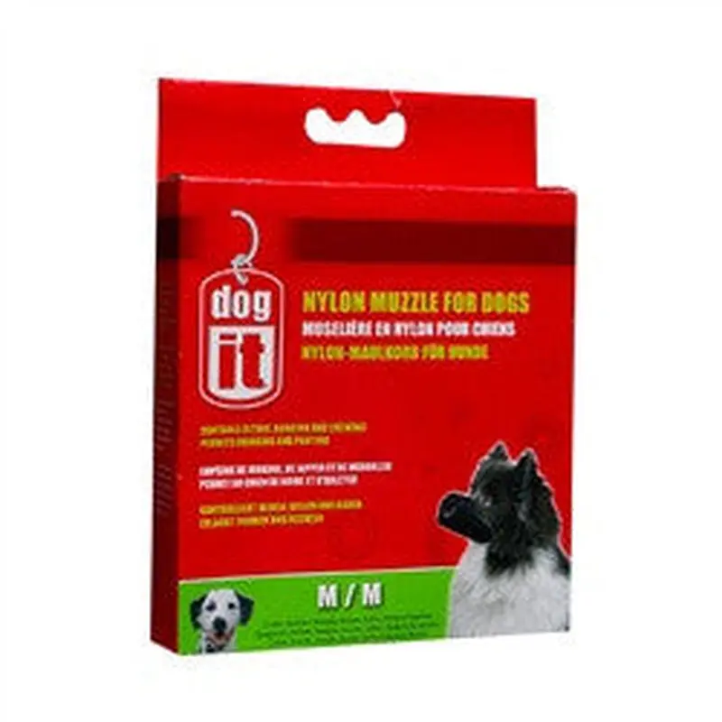 Hagen Dogit Nylon Dog Muzzle Black Medium 6 In 90803