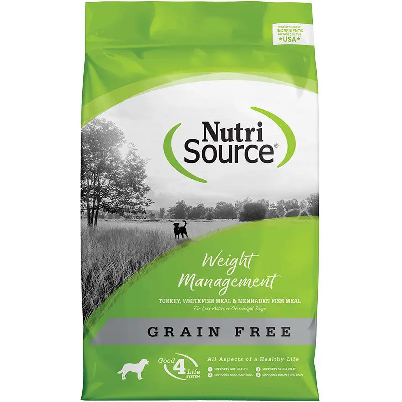 Nutrisource Grain Free Weight Management Dry Dog Food 5lb 