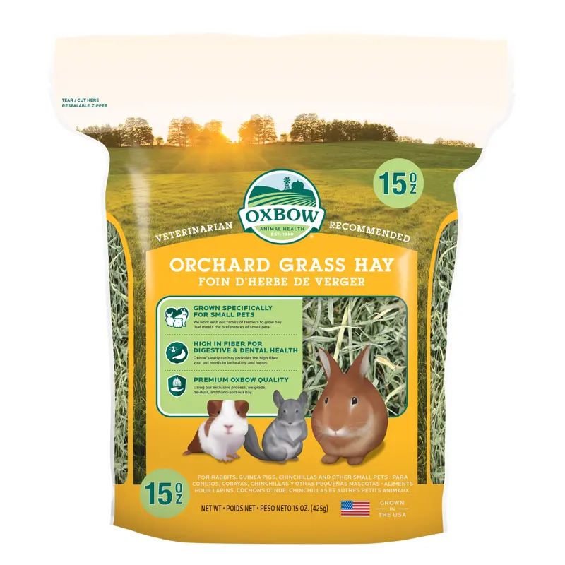 Oxbow Animal Health Orchard Grass Hay 15oz