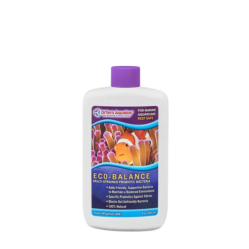 Dr. Tim's Aquatics Eco-Balance Probiotic Bacteria for Reef Aquarium 8 fl oz