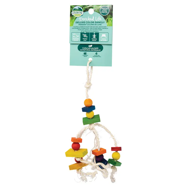 Oxbow Animal Health Enriched Life Deluxe Color Dangly Small Animal Toy One Size