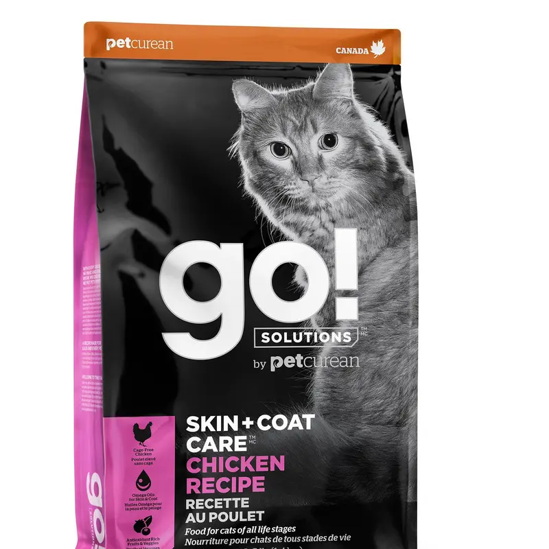 Petcurean Go! Skin & Coat Care Chicken Recipe for Cats 8lb 