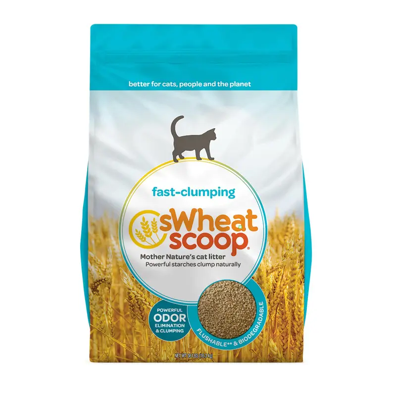 Swheat Scoop Fast Clumping Cat Litter 36 lb