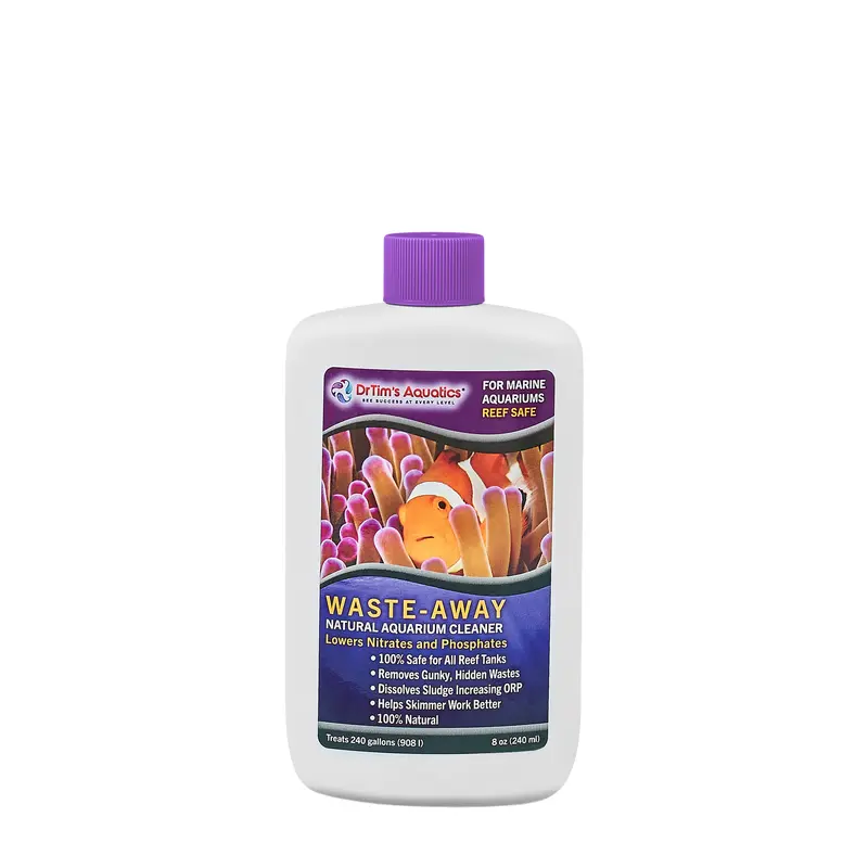 Dr. Tim's Aquatics Waste-Away Natural Aquarium Cleaner for Reef Aquarium 8 fl. oz