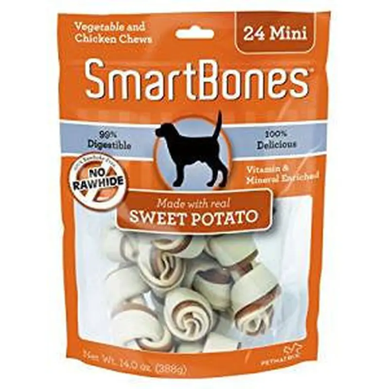 SmartBones Sweet Potato Mini 24 Pk. 