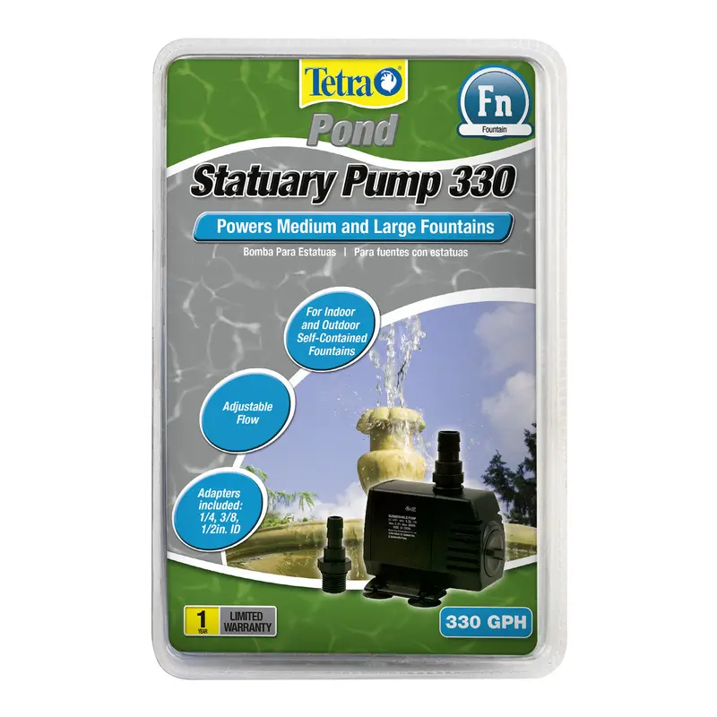Tetra Statuary Pump 330 for Fountain Black 330 GPH