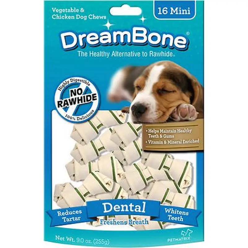 Dreambne Dntl Dog Mini 16pck