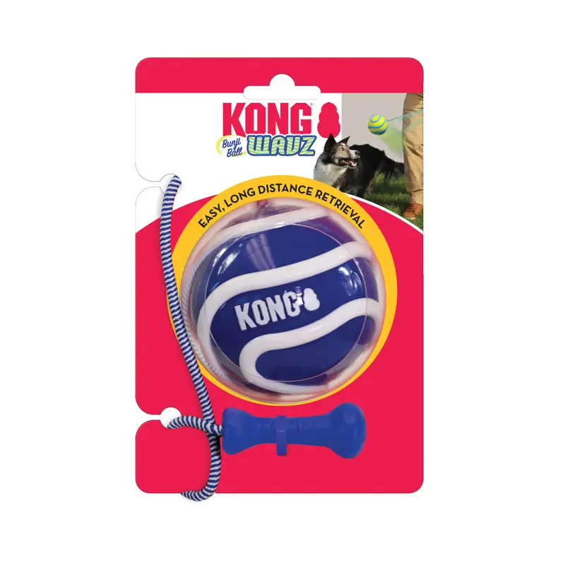 KONG Wavz Bunjiball Dog Toy Assorted LG