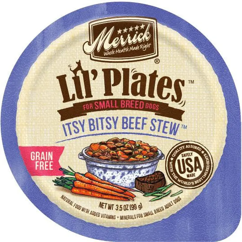 Merrick Lil'Plates Grain Free Itsy Bitsy Beef Stew 12/3.5oz 