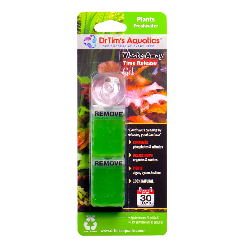 Dr. Tim's Aquatics Waste-Away Time Release Gel for Plant Tanks 20 Gallon 2 Pack