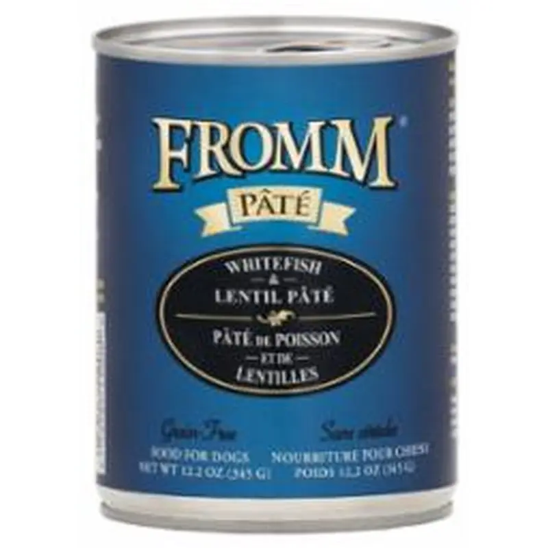 Fromm Whitefish Lentil Pate 12.2oz/12 case