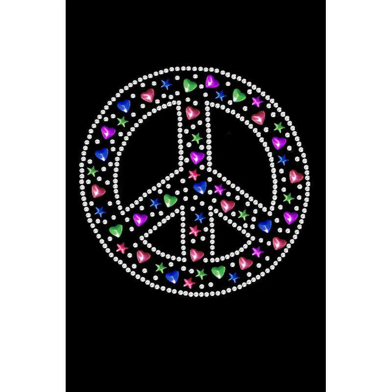 Peace Sign (Stars & Hearts) - Custom Tutu