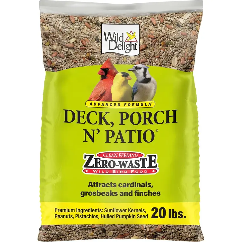 Wild Delight Deck, Porch N' Patio Bird Seed 20lb