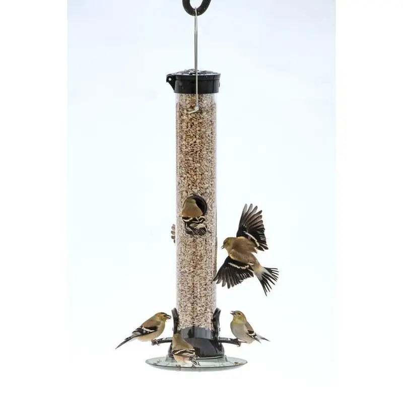Droll Yankees Onyx Clever Clean Sunflower Bird Feeder with Easy Opening