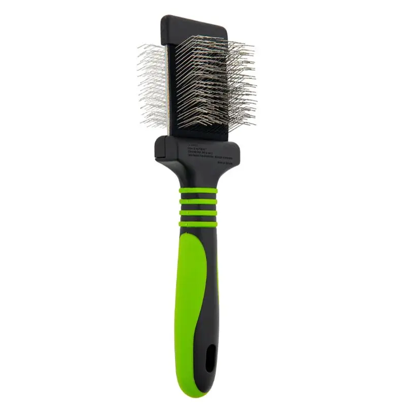 Mini Slicker Brush Green by Dog Fashion Spa