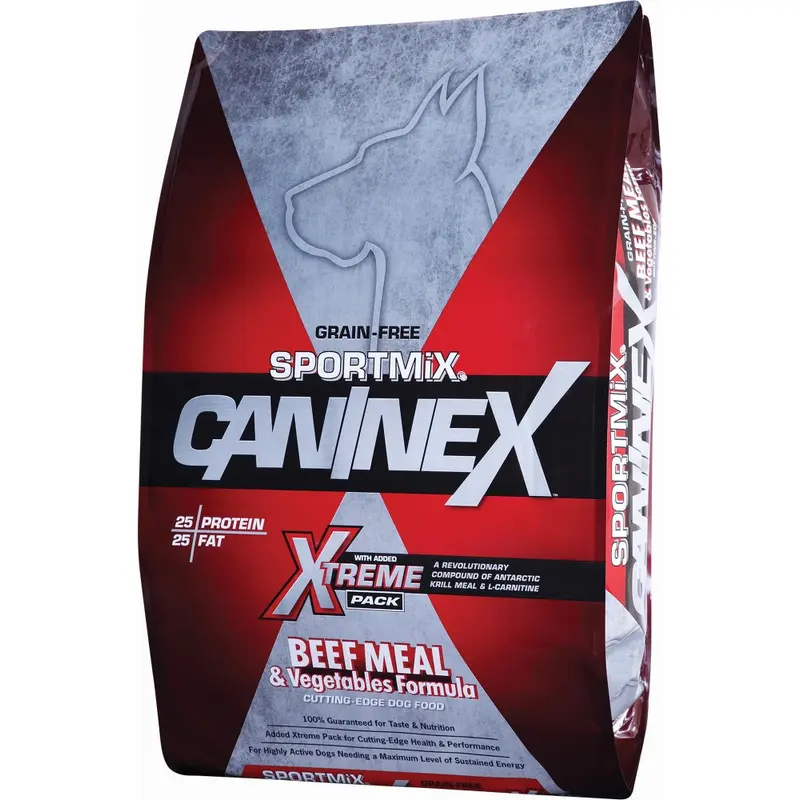 SPORTMiX CanineX Grain Free Beef Meal & Vegetables Recipe Dry Dog Food