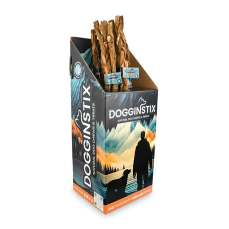Dogginstix Braided Beef Tripe 24in Single