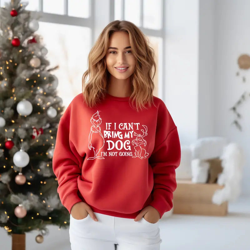 Sweatshirt Unisex Crew Neck Crewneck Sweatshirt Holiday Shirt People Shirt GRINCH