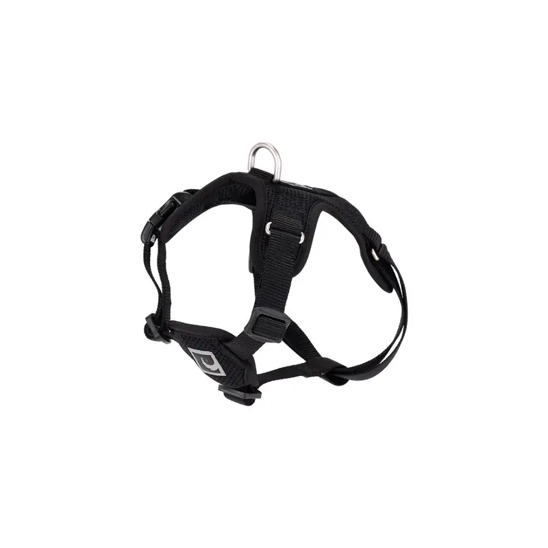 RC PETS Dog Forte Step In Harness, Black, XL, 30" - 40"