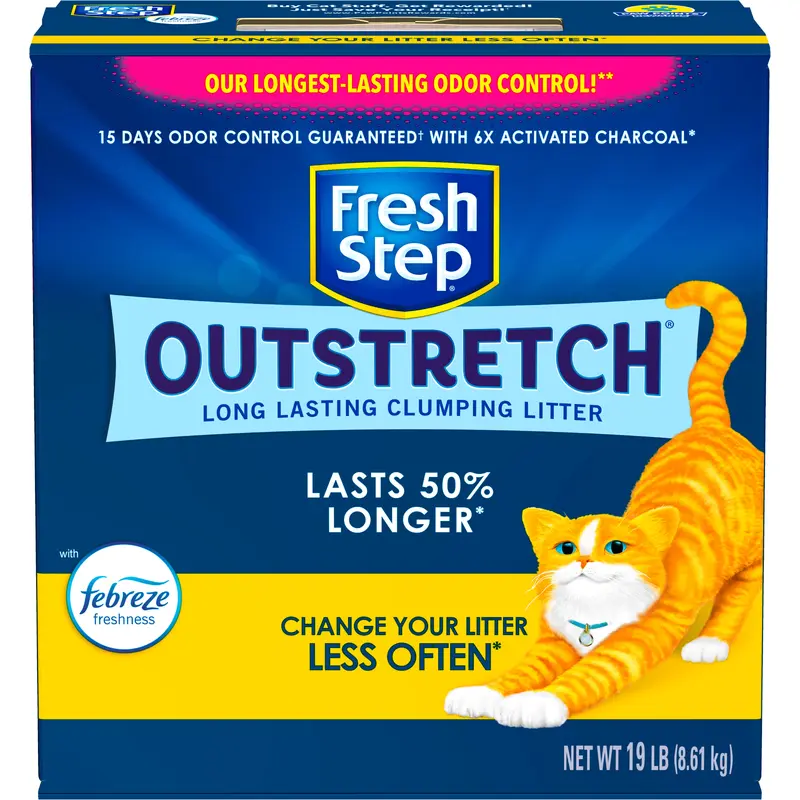 Fresh Step Outstretch Scented Clumping Cat Litter 19lb