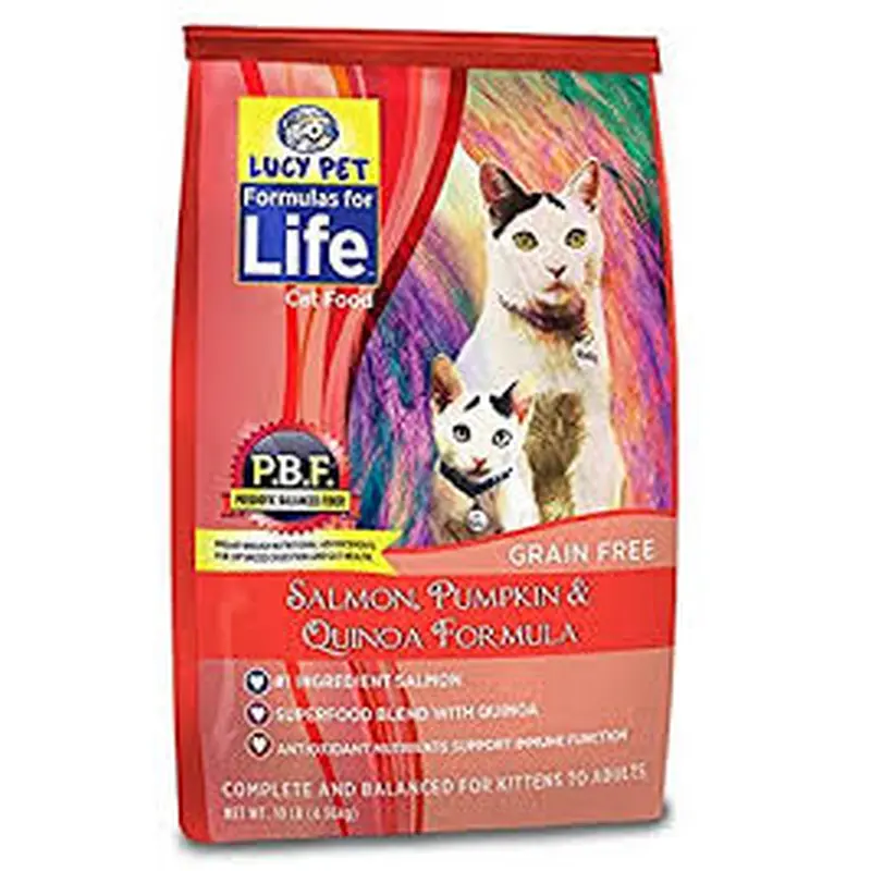 Lucy Pet Salmon Pumpkin & Quinoa Dry Cat Food 4lb