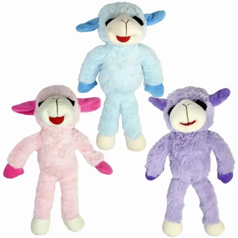 Multi Pet Floppy Lamb Chop Assorted Dog Toy