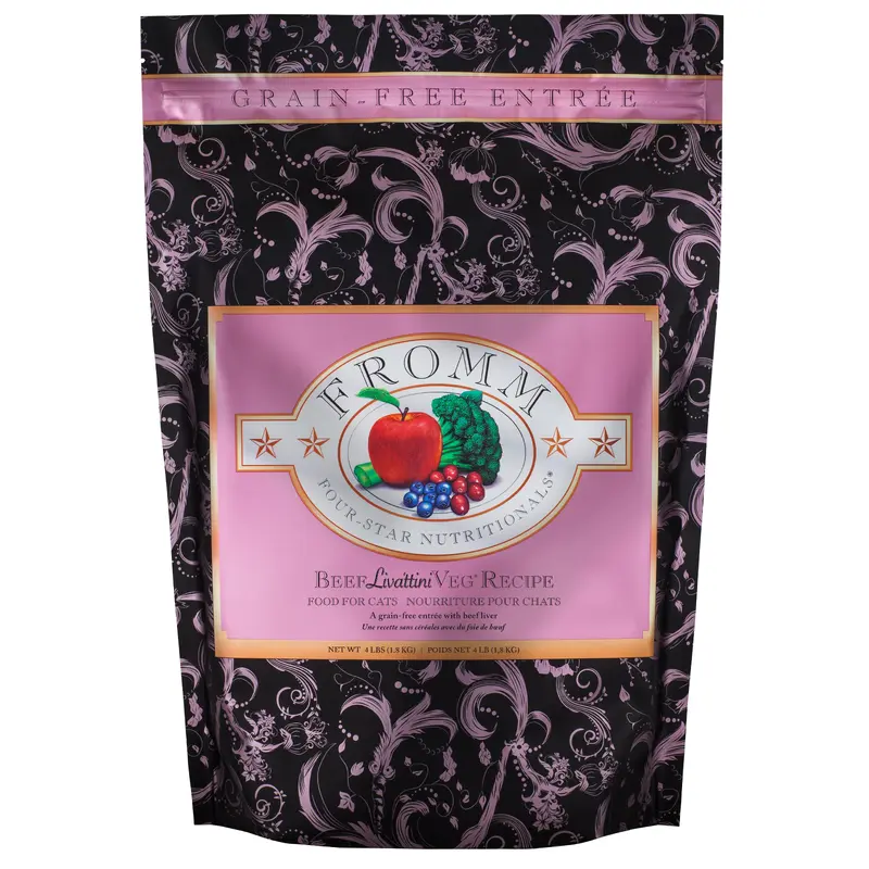 Fromm 4 Star Beef Livattini Veg Recipe for Cat 5lb