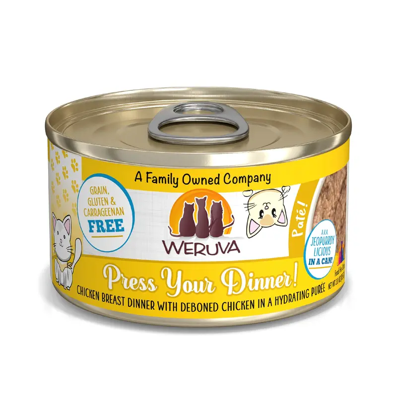 Weruva Classic Cat Pate 3oz Canned Cat food Press Your Dinner
