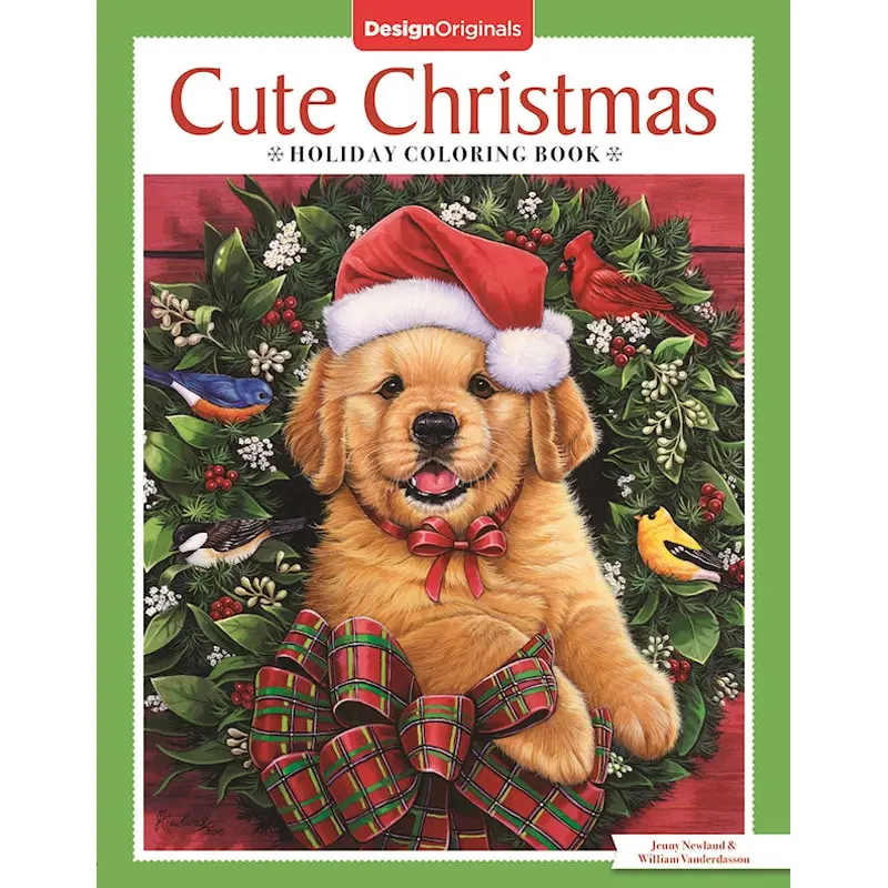 Cute Christmas Holiday Coloring Book
