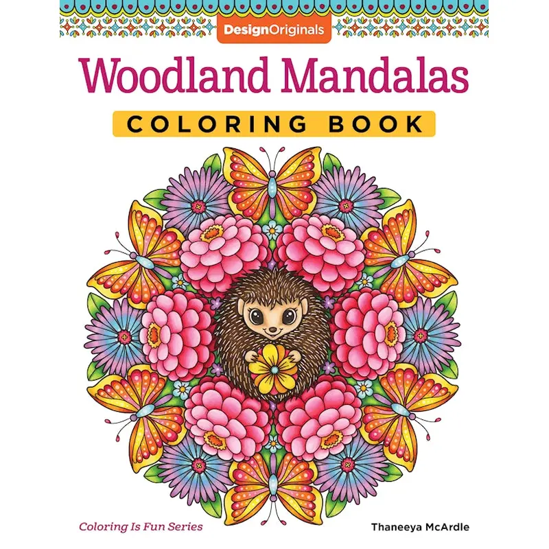 Woodland Mandalas Coloring Book