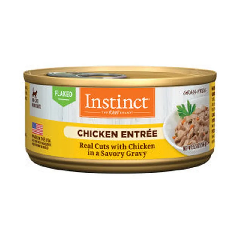 Nature's Variety Instinct Flaked Chicken Wet Cat Food 5.5oz