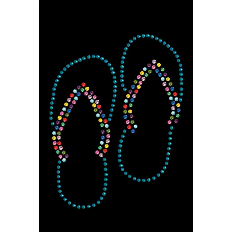 Flip Flops (Turquoise) -  Custom Tutu