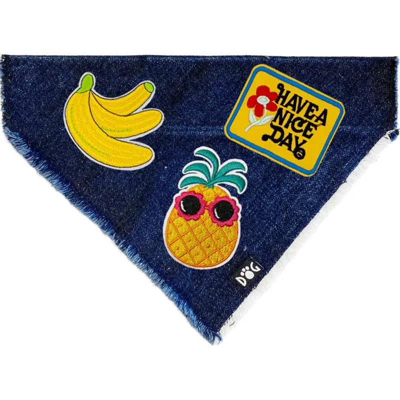 Have a Nice Day Denim Bandana