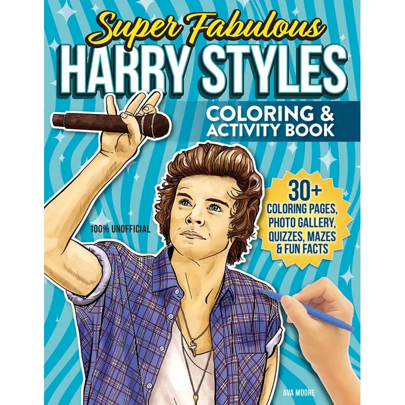 Super Fabulous Harry Styles Coloring & Activity Book
