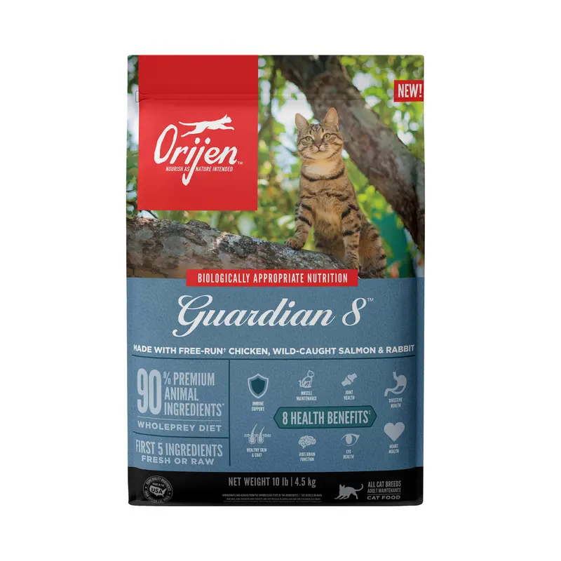 ORIJEN Grain Free Guardian 8 Dry Adult Cat Food, 10 lbs.