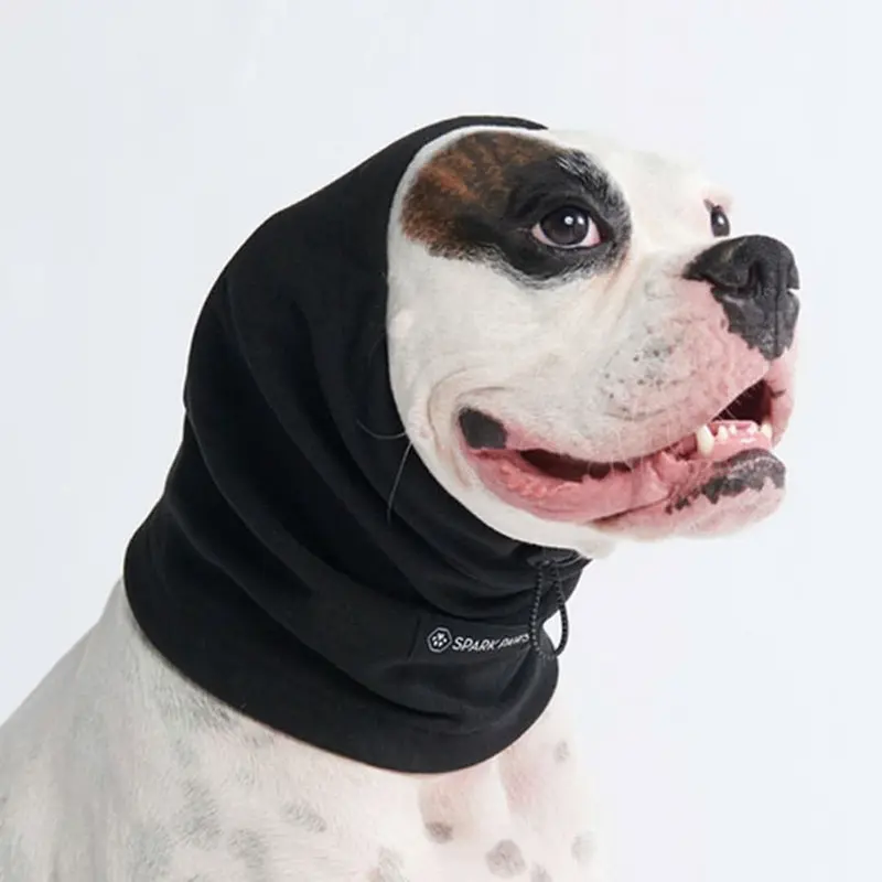 Spark Paws Dog Calming Earmuff Protector Medium Black