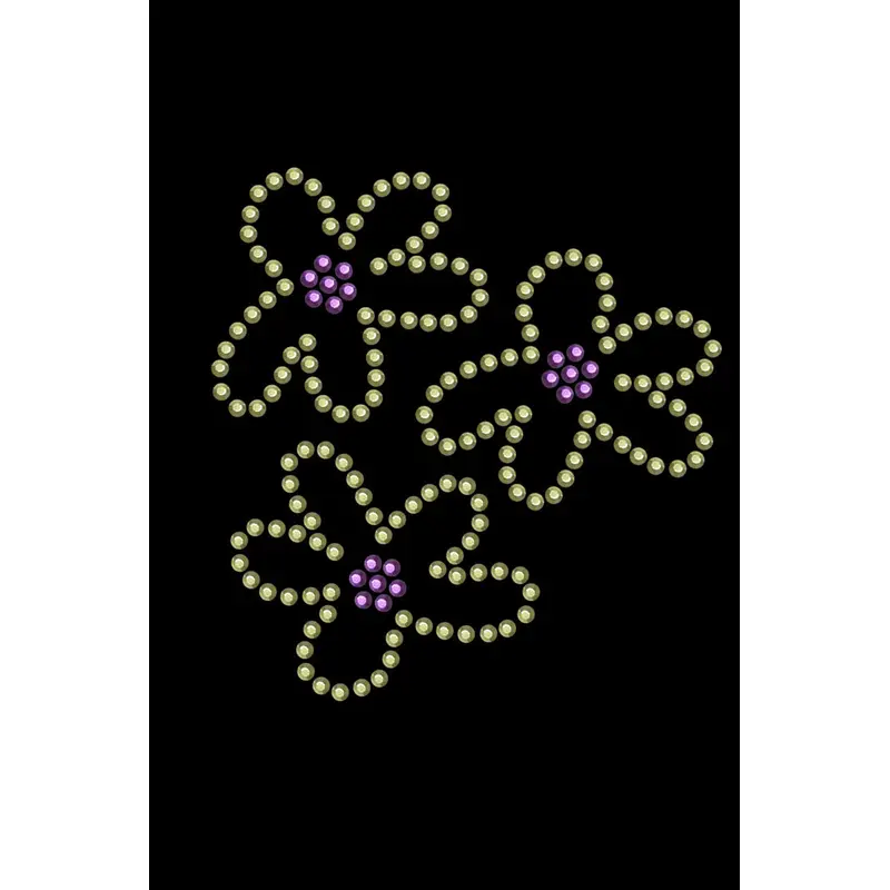 Three Lime Flowers - Custom Tutu