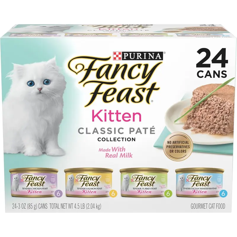 24Ct 3oz Fancy Feast Kitten Variety Pack